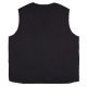 SANTA CRUZ, Hideout reversible vest, Black/sea kelp