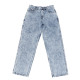 NONSENSE, Pant bigfoot denim, Light acid