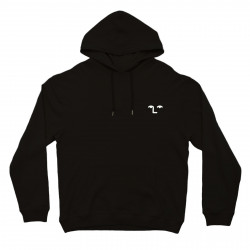 NONSENSE, Sweat hood face off embroidered, Black