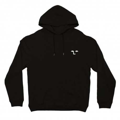 Sweat hood face off embroidered - Black