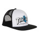 SANTA CRUZ, Cap thrasher screaming logo mesh trucker, Wht blk