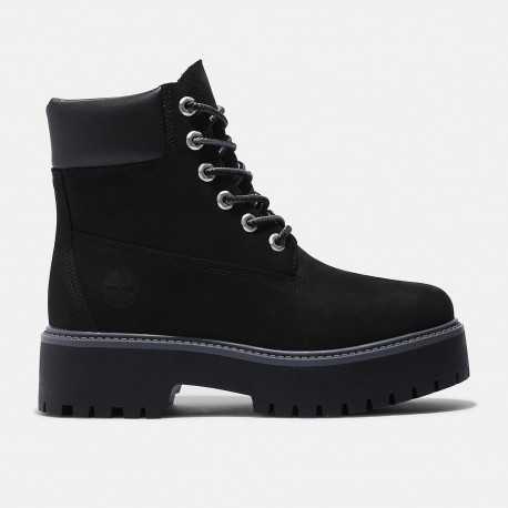 Stst 6 in lace waterproof boot - Jet black