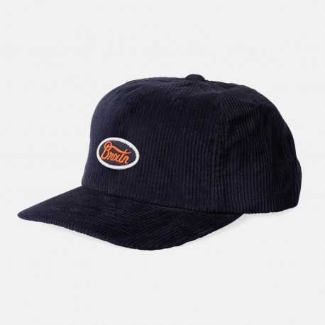 Parsons lp cap - Washed navy/caution orange