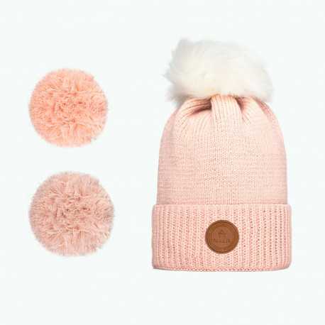 Beanie irish - Coffee pink