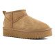 COLORS OF CALIFORNIA, Platfrom winter boot in suede, Tan