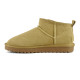 COLORS OF CALIFORNIA, Short winter boot in suede, Camel