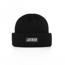 JACKER, Team short beanie, Black