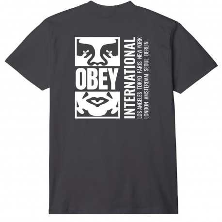 Obey icon split - Black