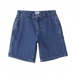 OBEY, Bigwig denim carpenter short, Stone wash indigo