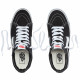 VANS, Sk8-hi, Black/black/white