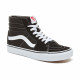 VANS, Sk8-hi, Black/black/white