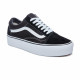 VANS, Old skool platform, Black/white