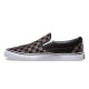 VANS, Classic slip-on, Black/pewter checkerboard