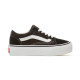 VANS, Old skool platfor, Black/true white