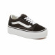 VANS, Old skool platfor, Black/true white