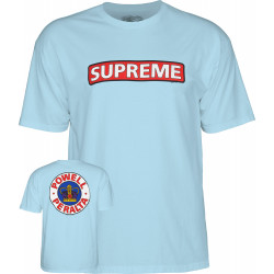 POWELL PERALTA, T-shirt supreme, Powder blue