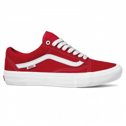 VANS, Old skool pro, (suede) red/whi