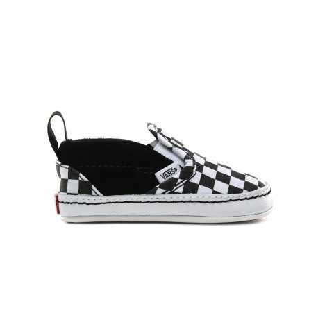 Slip-on v crib - (checker) black/truewhite