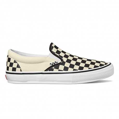 Skate slip-on - (checkerboard) black/off