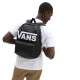 VANS, Old skool drop v backpack, Black/white