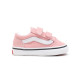 VANS, Old skool v, Powder pink/true white