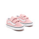 VANS, Old skool v, Powder pink/true white