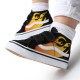 VANS, Sk8-mid reissue v, (hot flame) black/true white