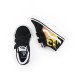 VANS, Sk8-mid reissue v, (hot flame) black/true white
