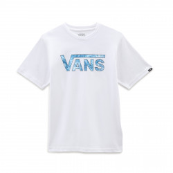 VANS, Vans classic logo, White/aquati