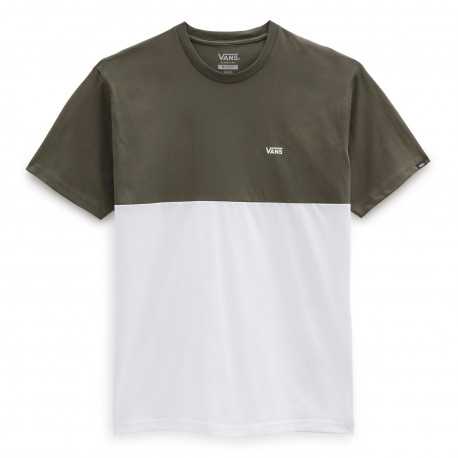 Colorblock tee - White/grape lea