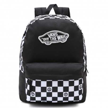 Realm backpack - Peace check black/black
