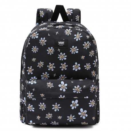 Old skool h2o backpack - Trippy grin floral black/cashmere blue