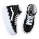 VANS, Sk8-hi tapered stackform, Black/true white