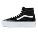 VANS, Sk8-hi tapered stackform, Black/true white