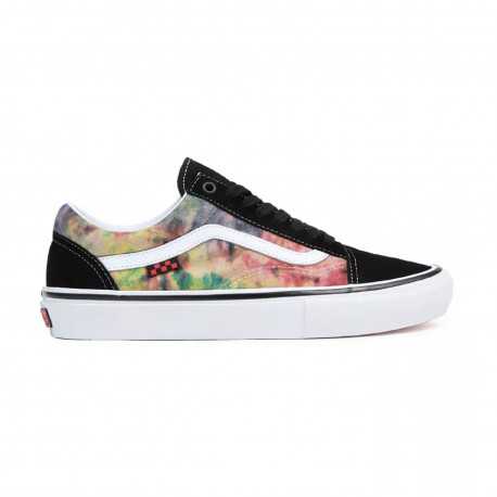 Skate old skool - Tie-dye terry black/multi