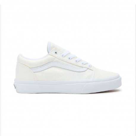 Old skool - Glitter white