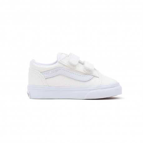 Old skool v - Glitter white