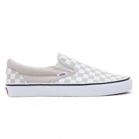 Classic slip-on color theory - Checkerboard french oak