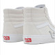 VANS, Sk8-hi flame suede, White/white