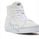 VANS, Sk8-hi flame suede, White/white