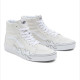 VANS, Sk8-hi flame suede, White/white