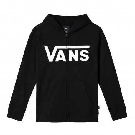 Vans classic zip hoodie ii boys - Black/white
