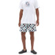 VANS, The daily check boardshort, Antique white