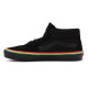 VANS, Skate grosso mid, Rasta black