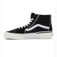 VANS, Sk8-hi reconstruct, Black/true white