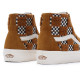 VANS, Sk8-hi tapered tufted check, Golden brown