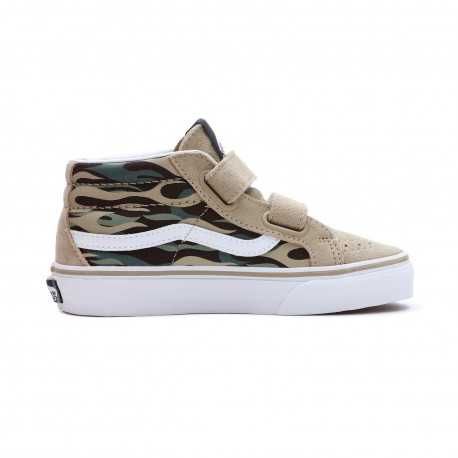 Sk8-mid reissue v - Flame camo light brown/multi