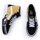 VANS, Sk8-hi flame, Black/yellow