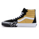 VANS, Sk8-hi flame, Black/yellow