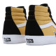 VANS, Sk8-hi flame, Black/yellow